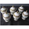 Image 1 : Empire Old Paris Pots de Creme set  #1637525