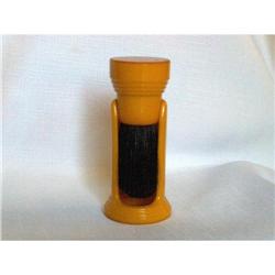 Butterscotch Bakelite Shaving Brush and Stand #1637558