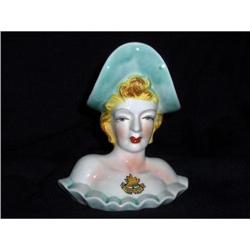 Vintage Lady Head Vase #1637566
