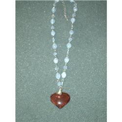 MONET JELLY PD & GLASS  BEADS NECKLACE #1637569