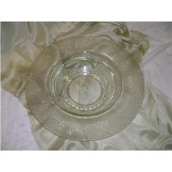 Paden City Glass Console Bowl - GA 0062 #1637596