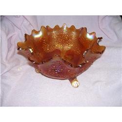 Fenton Marigold Orange Tree 10? Bowl  #1637616