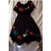 Vintage Hand Emroidered Mexican Dress #1645929