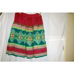 Western Hand Made 1930 Patchwork Skirt #1645932