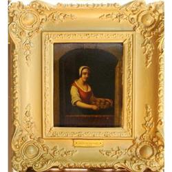 VAN IMSCHOOT ART OLD MASTER 19c ORIGINAL OIL #1645957