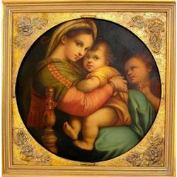 19cORIGINAL ART  MADONNA and CHILD MARVELOUS #1645960