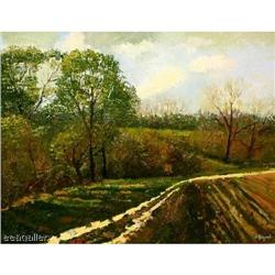 LANDSCAPE  STUUNING ORIGINAL OIL PAINTING #1645971