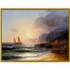 Image 1 : SEASCAPE SPECTACULAR ORIGINAL OIL PAINTING #1645975