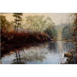 LAKE STUUNING ORIGINAL OIL PAINTING LISTED #1645977