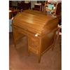 Image 1 : Small Lady's or Child's Oak Roll-top Desk  #1645986