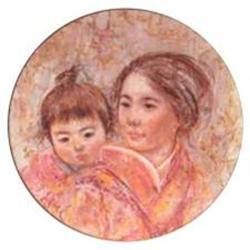 Sayurai  & Child Royal Doulton plate by Edna #1645992