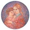 Erica & Jamie Mothers Day 1985  plate by Edna #1646004