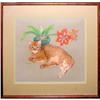 Image 1 : ORIG PASTEL PAINTING OF A CAT #1646030