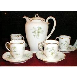 HAVILAND Limoges CHOCoLATE Set-Pot+CUPS+Saucers#1646060