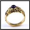 14K YG Cabochon Amethyst Ring #1646131