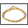 SIMPLE 14K YELLOW GOLD BRAIDED BRACELET #1646140