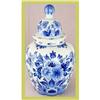 Image 1 : Blue Delft Vase Hand-Painted Porceleyne Fles #1646169