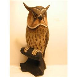 Carved Horned Owl #1646174