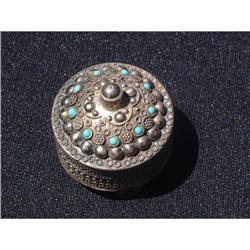 Israeli made sterling silver box decorated with#1646278