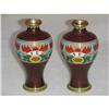 Image 1 : Cloisonné Vases Sku2080 #1646374