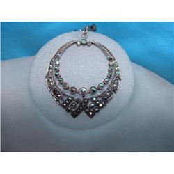 Estate Deco Sterling Silver Marcasite Earrings #1646385