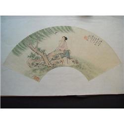 fine Chinese Fan Painting #1646409