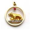18Kt Gold Edwardian Bear Pendant #1646441