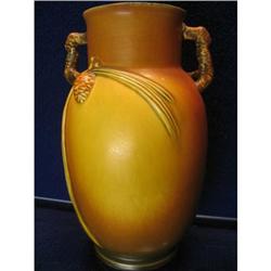 Roseville Brown Pinecone Vase 846-9 #1646453