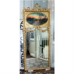 French gilt tall mirror  Trumeau  #1646580