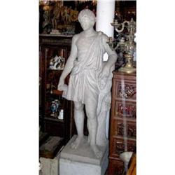 Italian Carrara Marble neoclassical Sculpture #1646581