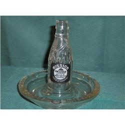 Mission Orange Figural Glass Ashtray #1646617