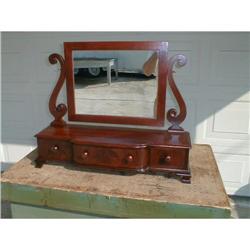 Mahogany Bachelors Chest Mirror #1657949