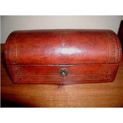 Leather Tooled Box English C.1830 #1657967