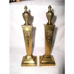 Brass Firedog Bookends C.1880 English #1657970