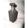 Image 1 : Perfume Bottle Pewter Foliate Casing C.1920 #1657990