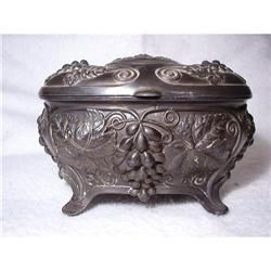 VERY RARE "UNKNOWN METAL " "JEWELRY BOX" no #1658018