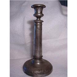 C1900 PEWTER   CANDLESTICK  by   UNKOWN   #1658019