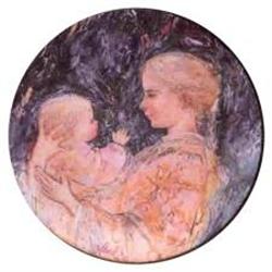 Kristina  & Child Royal Doulton plate by Edna #1658375