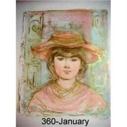 January litho by Edna HIbel #1658389