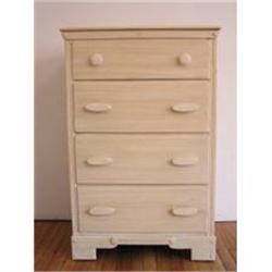 Circa 1940 Sabby Chic Umbered Chest of Drawers #1658407