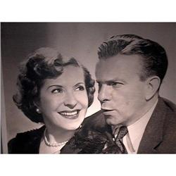 Photograph signed by George Burns and Gracie #1658412