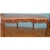 Image 1 : Carved French coffee table with marble top #1658444