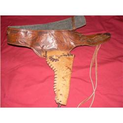 Old West Leather Cowboy Holster and Belt #1658504