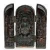 Image 1 : Buddha Carved Wood Shrine #1658533
