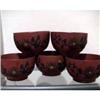 Five  Oriental Laquer Bowls #1658549