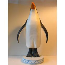 Folk art carved  penguin #1658569