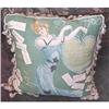 silkscreened figural dance card pillow #1658656