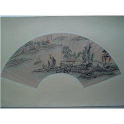 fine Chinese Fan Painting #1658745