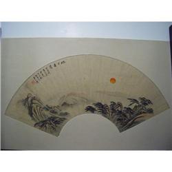 fine Chinese Fan Painting #1658749