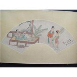 fine Chinese Fan Painting #1658756